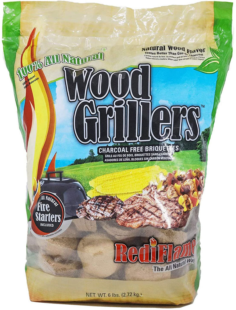 Hardwood Fire Log Briquettes RediFlame Grillers